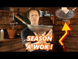 How to Season a Wok -  Make my Wok Slicker than a Nonstick Pan | Food With Viktor