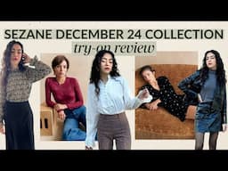 Sézane Haul Try on Review | Winter Collection December 2024