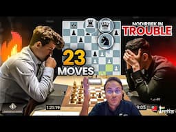 Magnus Carlsen crushes Nodirbek Abdusattorov in just 23 moves | Freestyle Chess 2025