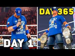 I Played John Cena's ENTIRE Retirement Year!