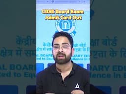 CBSE Board Exam 2025 Admit Card Out 🔥 | Latest Update for Private and Regular Students | Latest News