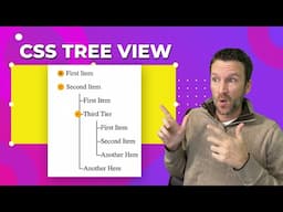 Pure CSS tree view with custom tree icons