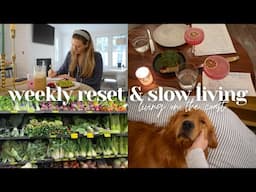 reset routine, meal planning & cozy winter days