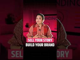 Sell your story to build your brand💯 #dipalpatrawala #storytelling #brandbuilding