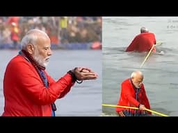 PM Narendra Modi  Visuals  At Sangam Mahakumbh In Prayagraj | News Buzz