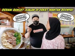 MANTAN KARYAWAN BERANI JUALAN DI DEKET WARUNG MANTAN BOSNYA!!