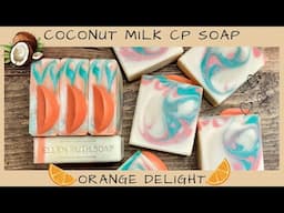 Recipe - 🍊 ORANGE DELIGHT 🍊 Coconut Milk in Oil Method Soap | Ellen Ruth Soap