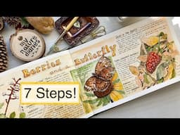 7 Step Watercolor Layout for Your Nature Journal!