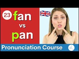 Practice Your English Pronunciation /f/ vs /p/ Sounds | Course #23