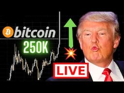 BITCOIN & TRUMP!!!!!!!! 🚀 ($250K YOU'RE NOT READY!!!!!!!) 24HR LIVE TRADING