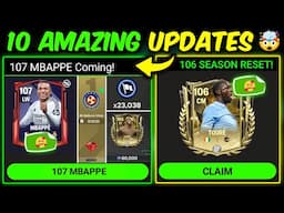 GLITCH! 107 OVR Player... 10 AMAZING UPDATES in FC Mobile | Mr. Believer