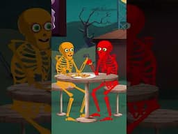 Se você está feliz e sabe disso | Skeleton Version #shorts #músicainfantil #halloweensongs