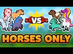 Super Auto Pets but we can only use HORSES