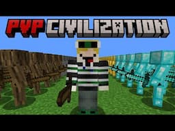 Minecraft but it's the PVP CIVILIZATION | Evbo