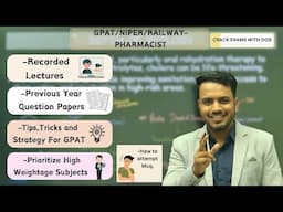 Are you ready for Gpat 2026 | NIPER | Railway pharmacist #gpat #pharmacy