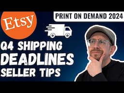 Q4 Shipping Deadlines for Print on Demand