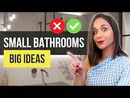 ✅ TOP 10 Ideas for SMALL BATHROOMS | Interior Design Ideas and Home Decor | Tips and Trends