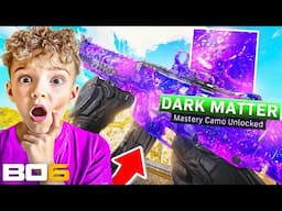 #1 KID UNLOCKING THE FINAL MASTERY CAMO IN BLACK OPS 6 *DARK MATTER*