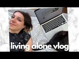 Living alone vlog #16 | post-vacation reset, working on my sinking funds and BIG ANNOUNCEMENT ✨