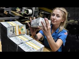 Inside Multi-Billion $ Secret American Dollar Factory💵 Learning How to Print Banknotes - $100 bill