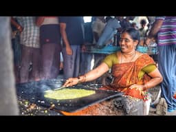 1000 People Everyday - Jyoti Amma Special Upma Pesarattu | Indian highway Food @IndianFoodExplorer