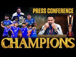 PKL 11 Final Press Conference: PKL 11 Winners Haryana Steelers | FT  Manpreet, Jaideep