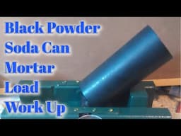 Black Powder Soda Can Mortar Load Work-up