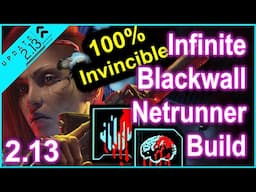 Cyberpunk 2077 - NEW Infinite Blackwall Netrunner Build - Ultimate Songbird Netrunner Build for 2.13