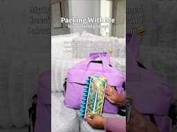 Pack With Me ft. Athe Daily Grind Travel Planner #plannercommunity #packing #travel