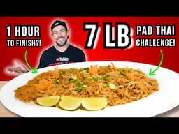 INSANE 7,000-Calorie Pad Thai Challenge! (Only 1 Winner EVER, $100 If I FAIL!)