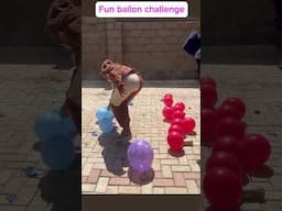 Fun balloon challenge 🦋🩵