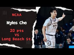 Myles Che 20pts,3reb,2ast,2stl | UCI VS Long Beach St. | Jan 30, 2025