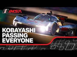 9 Passes In 14 Minutes | Kamui Kobayashi's Drive from P9 to P1 at the 2025 IMSA Rolex 24 at Daytona