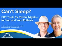 Can't Sleep Insomnia CBT Webinar Video