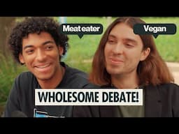 Heartwarming conversation between meat eater and vegan to make you smile!