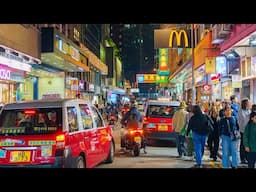 🇭🇰 Mong Kok Night Walk | Neon Lights, Street Performers & Hong Kong’s Vibrant Soul | 4K HDR