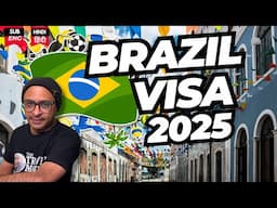 How to Apply for a Brazil Tourist Visa for Indians 2025 | भारतीयों के लिए- Complete Guide!