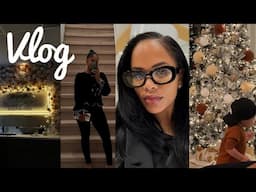 moments in my life vlog | decorating for christmas, scalp treatment, motherhood & more | arnellarmon