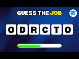 Jobs And Occupations Game - Unscramble Words