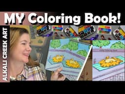 The Release of MY Kitty Coloring Book!  Watercolor or Markers - you choose!  So much fun!