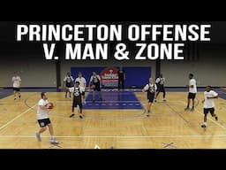 How To Use The Princeton Basketball Offense V Man & Zone | 2 Princeton Chin Series Plays