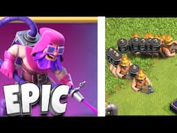 Epic Grand warden challenge x15 super miner #short | Clash Of Clans