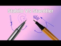 Stabilo VS Staedtler fineliners !