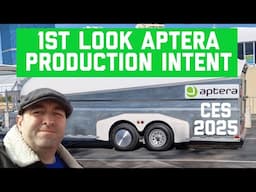 Aptera at CES 2025 4K Set Up footage!