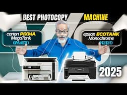 Best Photocopy Machine for Shop 🔥 Canon PIXMA MegaTank GM4070 vs Epson EcoTank M2120 Printer