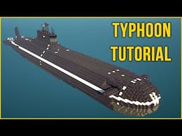 🚢 Minecraft Tutorial: How to Make the World's Biggest Submarine (Typhoon / Akula-class)