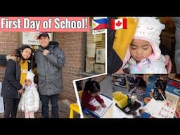 First Day of Daycare! | Pinoy fam in Canada