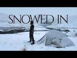 3 Days Solo Camping in Heavy Snow