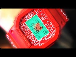 Casio G-Shock x Keith Haring Collaboration Classic Square Watch | DW5600KEITH-4