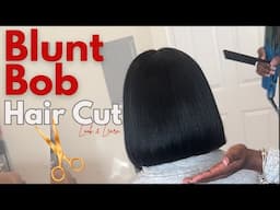 Look & Learn: Blunt Bob Hair Cut!